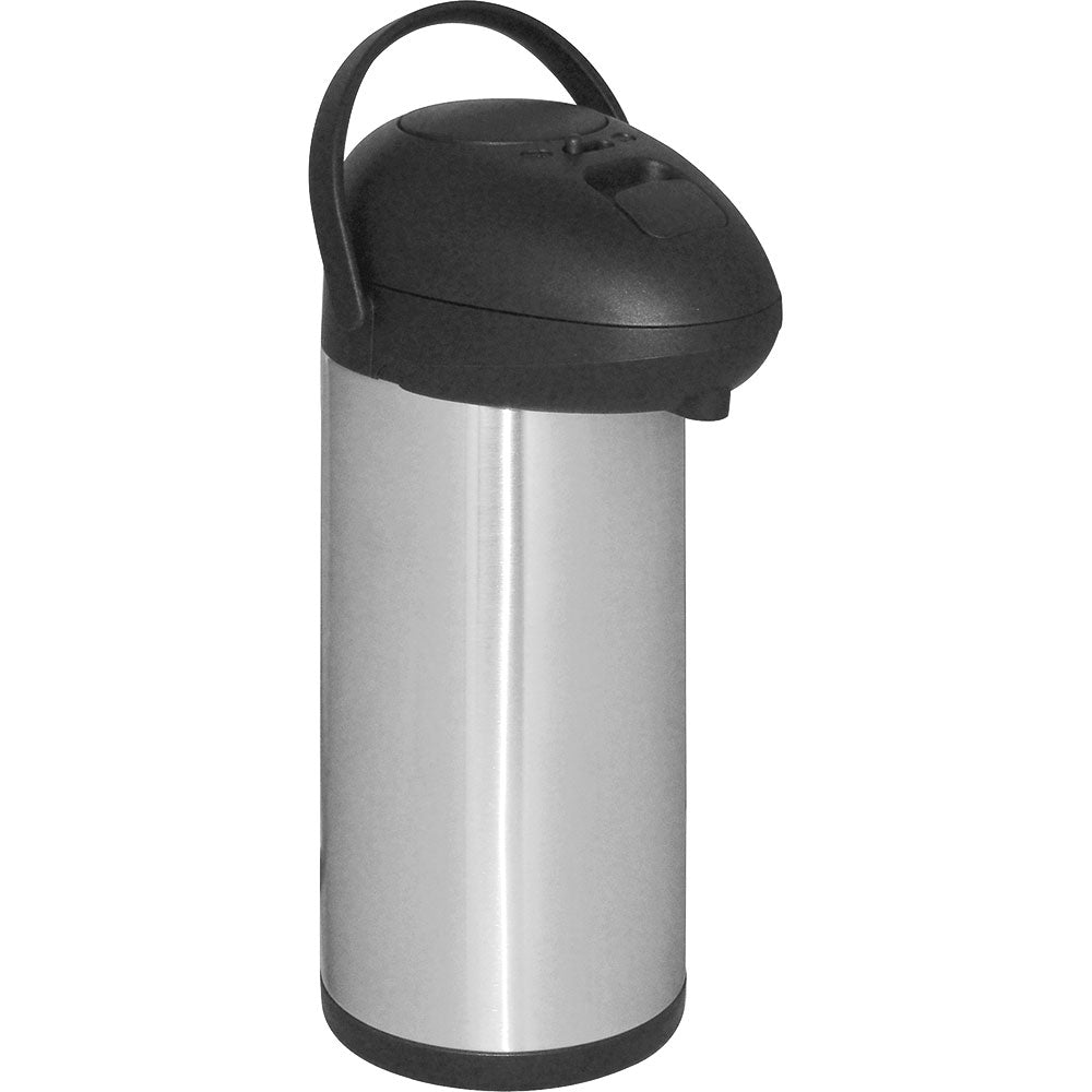 Stalgast Isolierpumpkanne, Edelstahl und Polypropylen, Schwarz und Silber, Inhalt: 4L, Höhe: 380mm