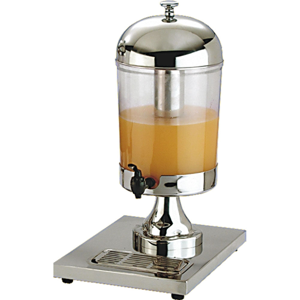 Stalgast Getränkedispenser, Edelstahl und Polycarbonat, Inhalt: 8 Liter, 265x560x350mm