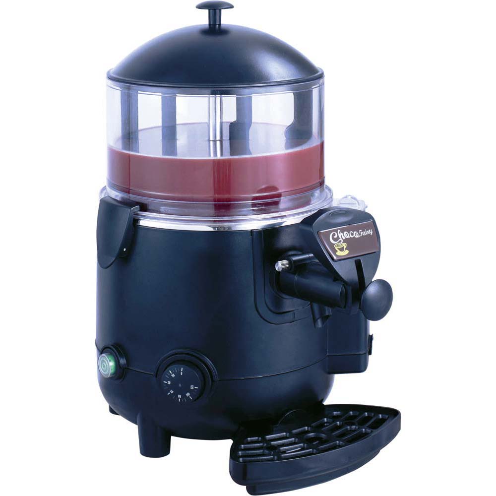 Stalgast Schokoladendispenser, Plastik, Schwarz und Transparent, 1kW, 230V, Inhalt: 5L, 410x460x280mm