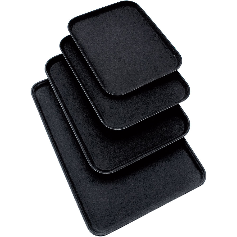 Stalgast Tablett, Polypropylen, mit rutschhemmender Oberfläche, Schwarz, 510x380mm