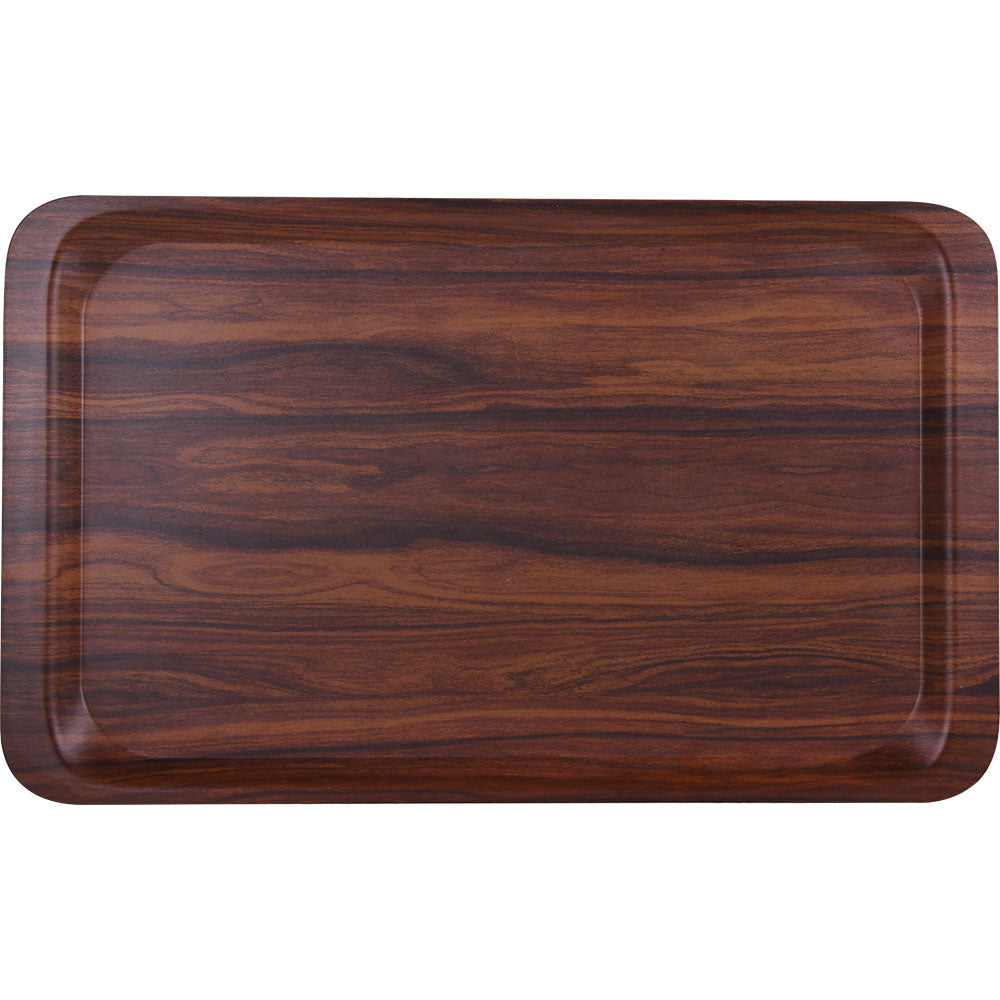 Stalgast Tablett, Plastik, Laminiert, Braun, 530x370mm