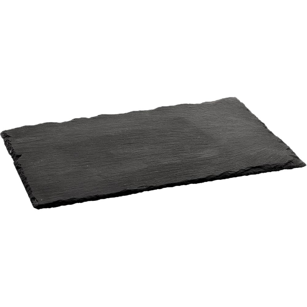 Stalgast Schieferplatte, Schiefer, Grau, Rechteckig, 200x100x5mm