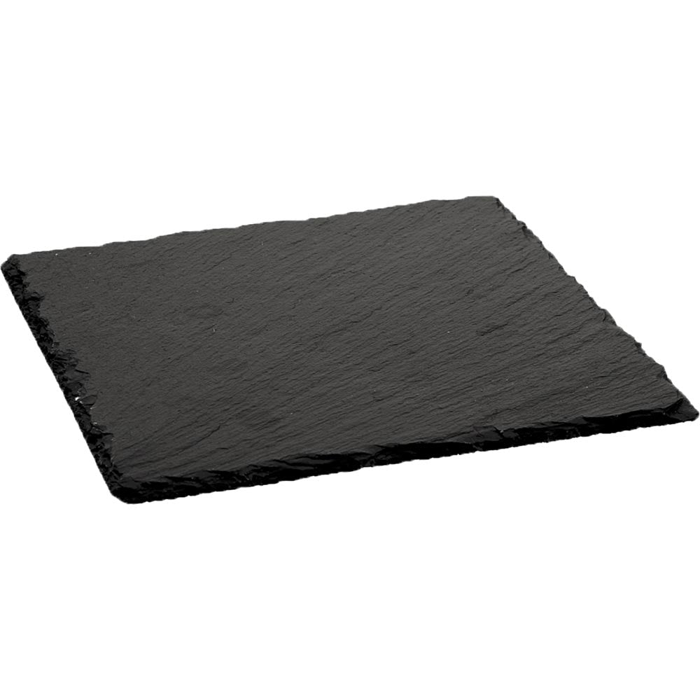 Stalgast Schieferplatte, Schiefer, Grau, Quadratisch, 200x200x5mm