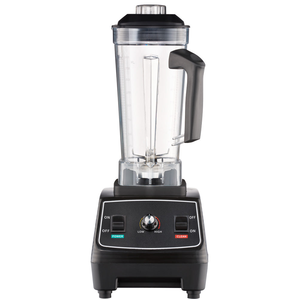 Stalgast Blender, Plastik und Polycarbonat, Schwarz, 1,6kW, 230V, Inhalt: 2L, 195x490x230mm