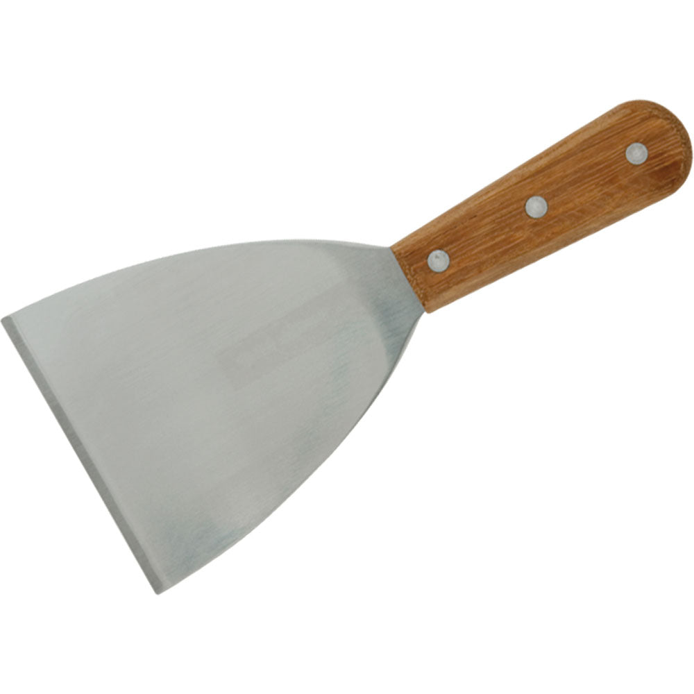 Stalgast Teigspachtel, Edelstahl und Holz, Silber und Braun, Länge: 215mm
