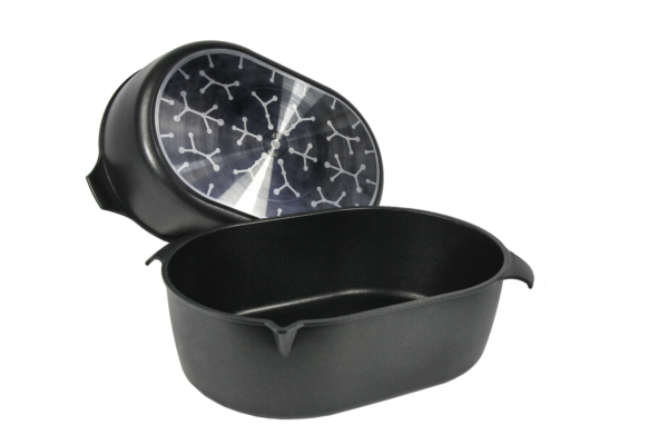 AMT SET (3-teilig): 4228 + 64228 + 04228S (Bräter, Bräter- und Glas-Deckel im Karton)