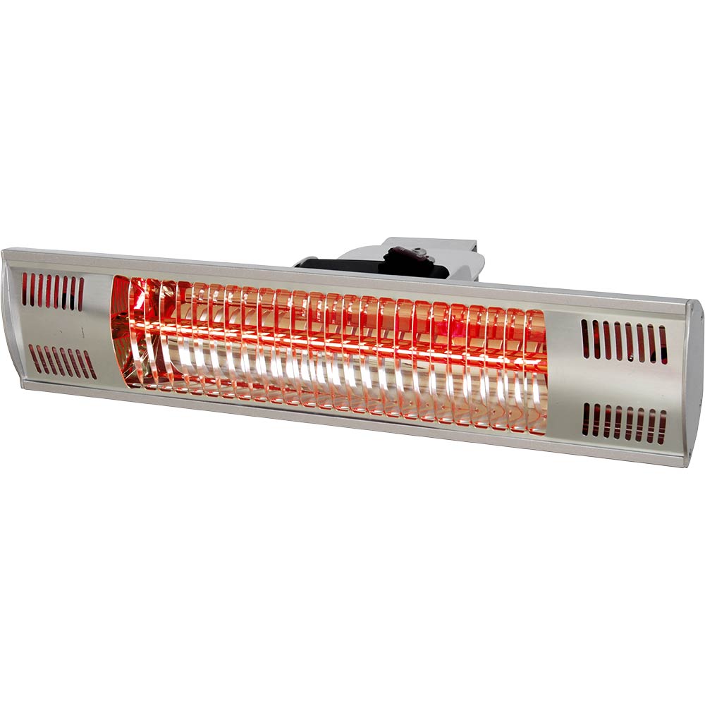 Stalgast Elektrischer Heizstrahler, Hängend, für Wand- oder Deckenmontage, 455x90x100mm