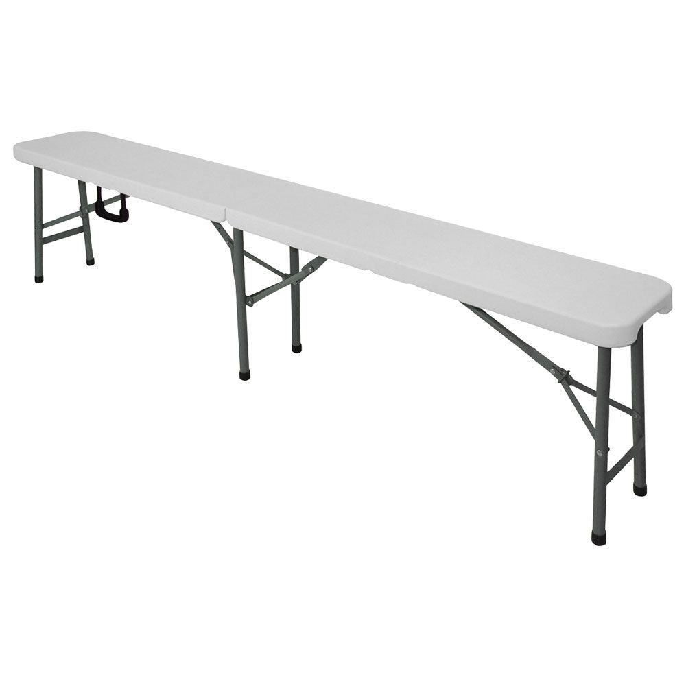 Stalgast Bank (Klappbar), Polyethylen, Grau und Weiß, 1830x430x280mm