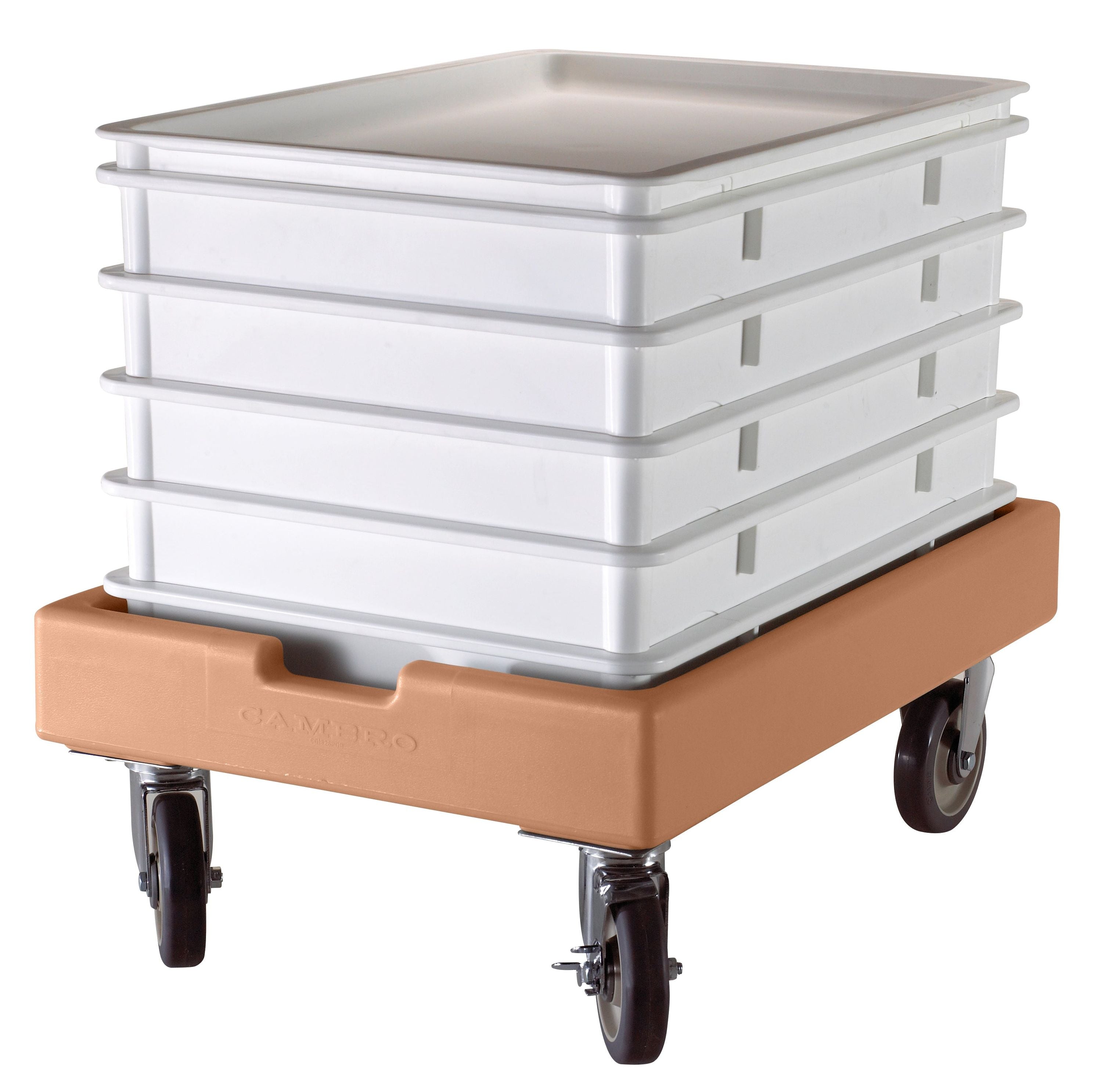 Cambro Pizzateigbox Deckel, Polypropylen Teigbox Deckel, weiß 6 Stück im Karton- DBC1826P148