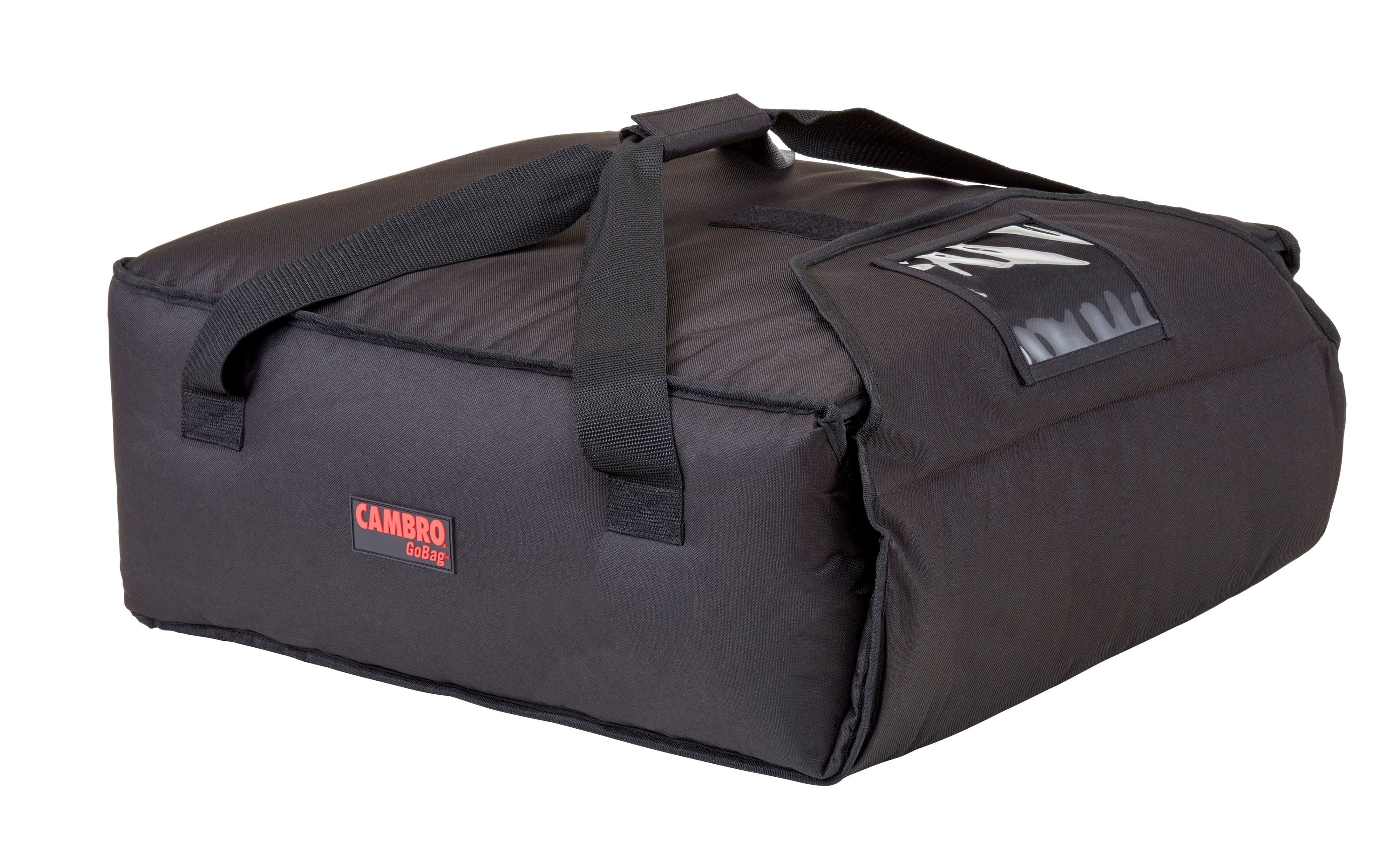 Cambro GoBag® Bietet Platz für fünf 45,7 cm oder sechs 40,6 cm große Pizzakartons, ABM: 49,5 x 49,5 x 31,75 cm, 1 Stück im Karton - GBP518110