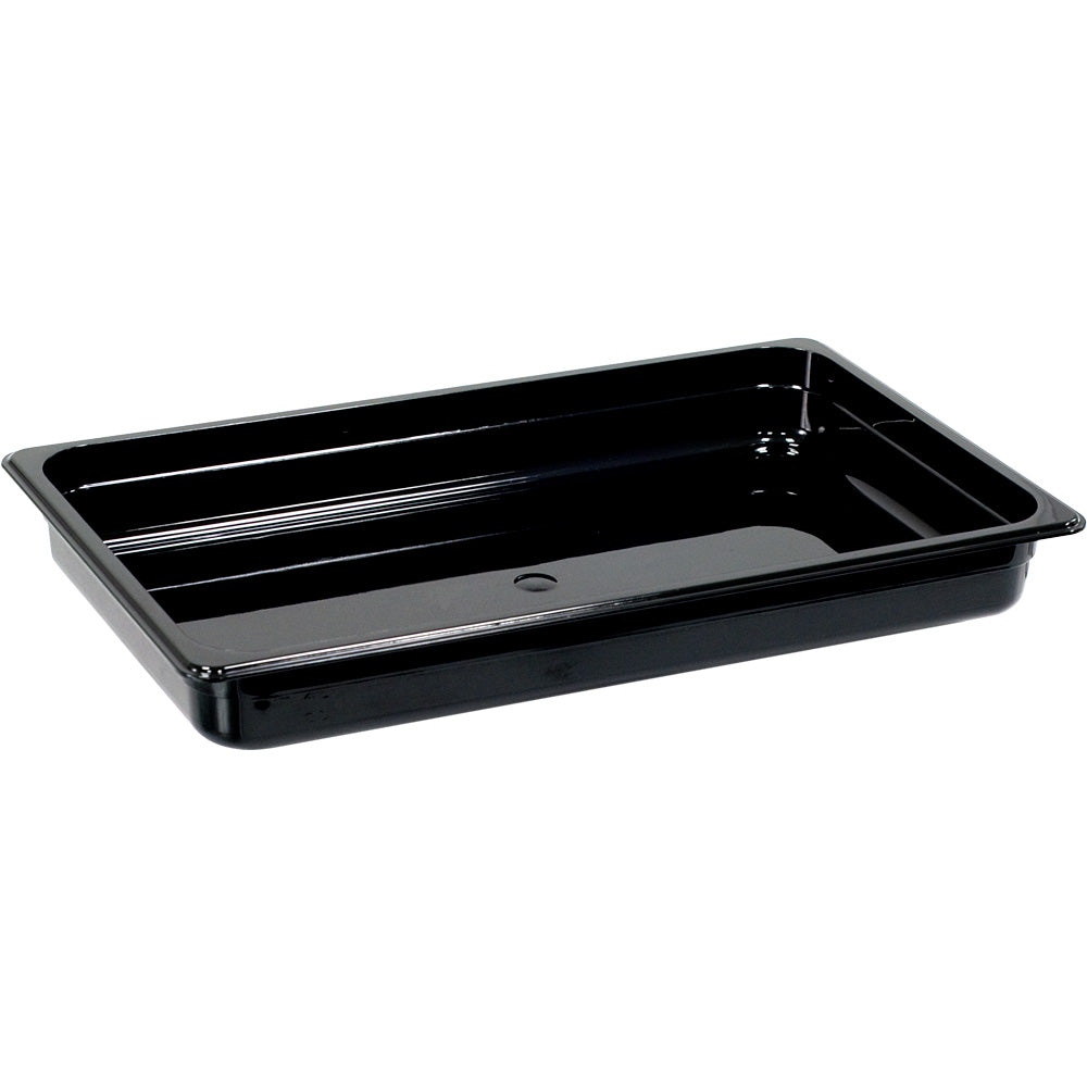Stalgast Gastronormbehälter, Serie STANDARD, Polycarbonat, schwarz, GN 1/1 (65 mm)