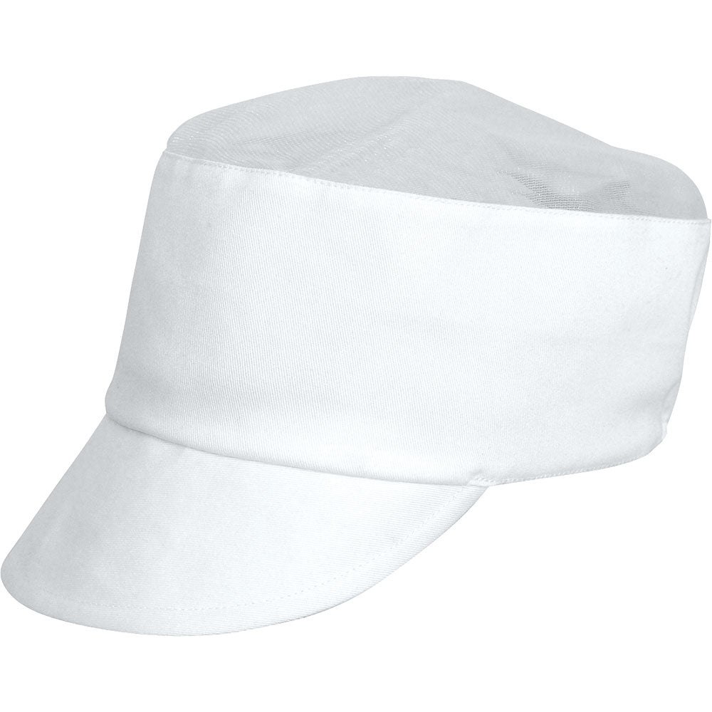 Nino Cucino Bäckermütze, Baumwolle und Polyester, Weiß