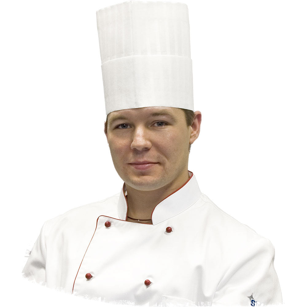 Nino Cucino Kochmütze, Vliesstoff, Weiß, Höhe: 200mm