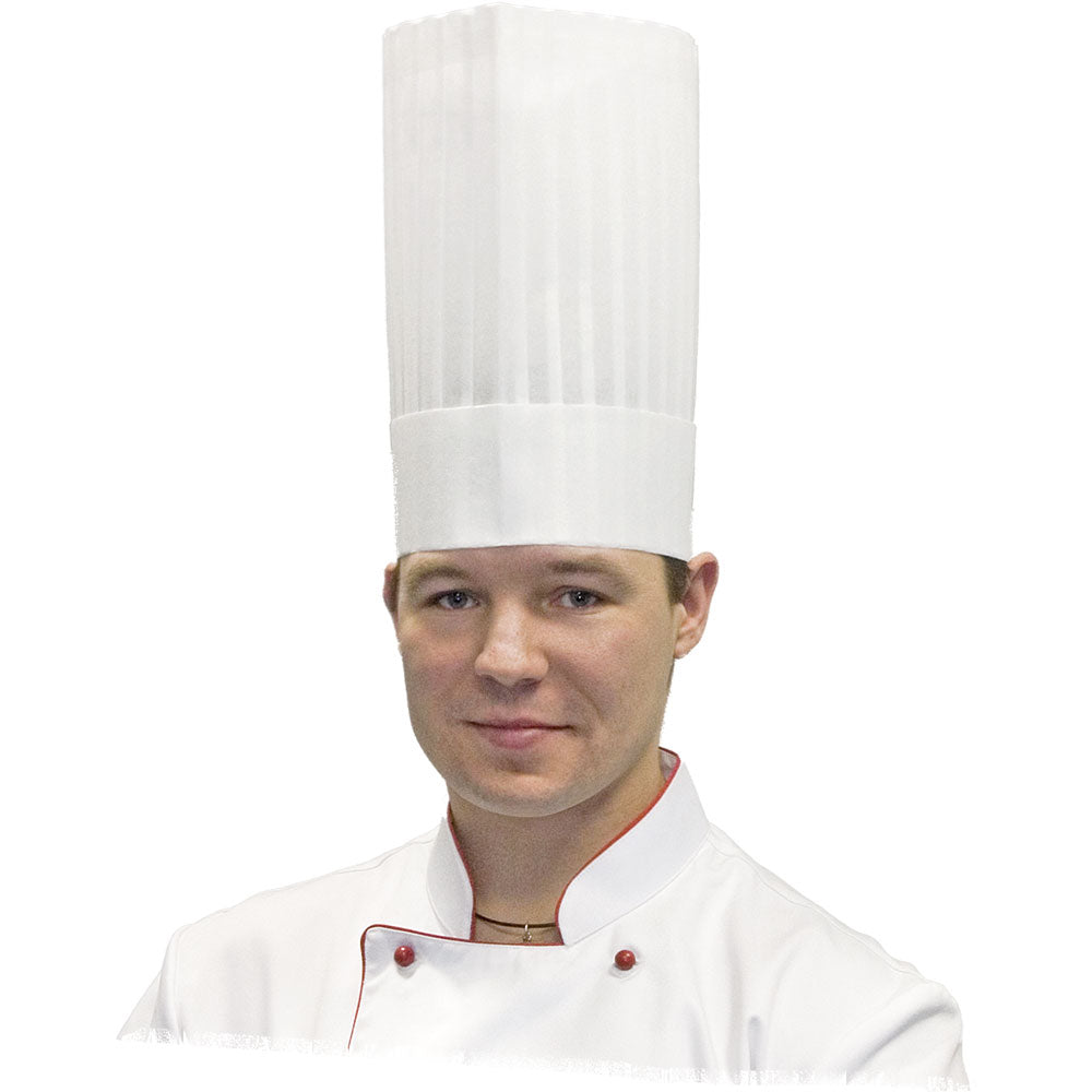 Nino Cucino Kochmütze, Vliesstoff, Weiß, Höhe: 250mm