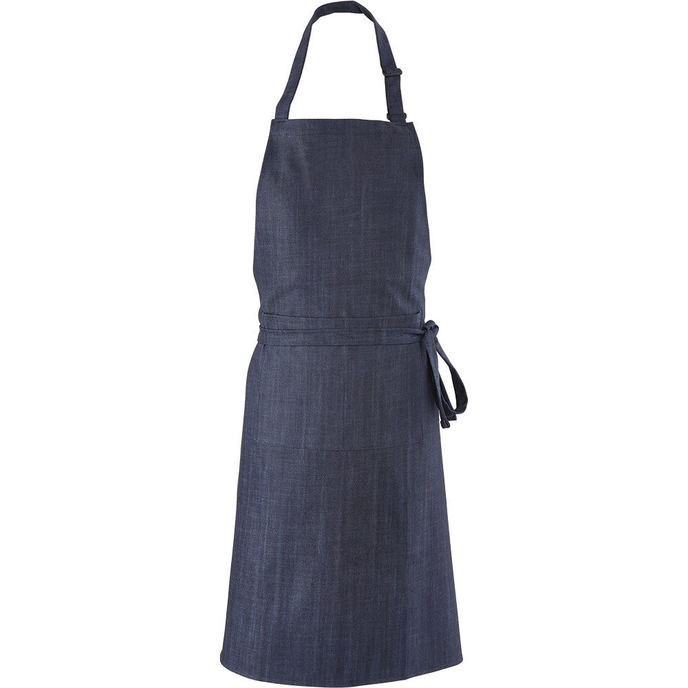 Nino Cucino Latzschürze, Baumwolle und Polyester, Navy-Blau, Länge: 920mm