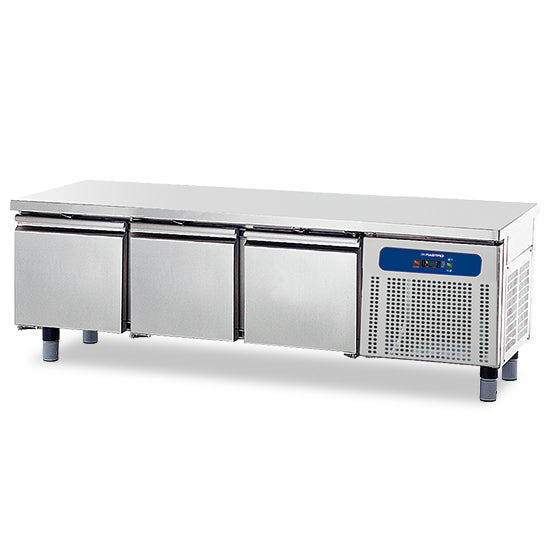 Mastro Kühlunterbau mit 3 Schubladen 1/1 für Kochgeräte 700er, B=1600 mm