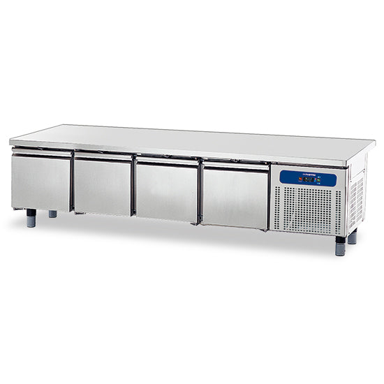 Mastro Kühlunterbau mit 4 Schubladen 1/1 für Kochgeräte 900er, B=2200 mm