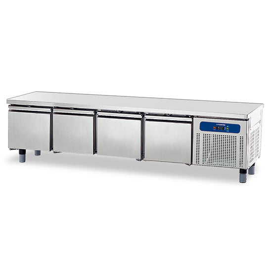 Mastro Kühlunterbau mit 4 Schubladen 1/1 für Kochgeräte 700er, B=2200 mm