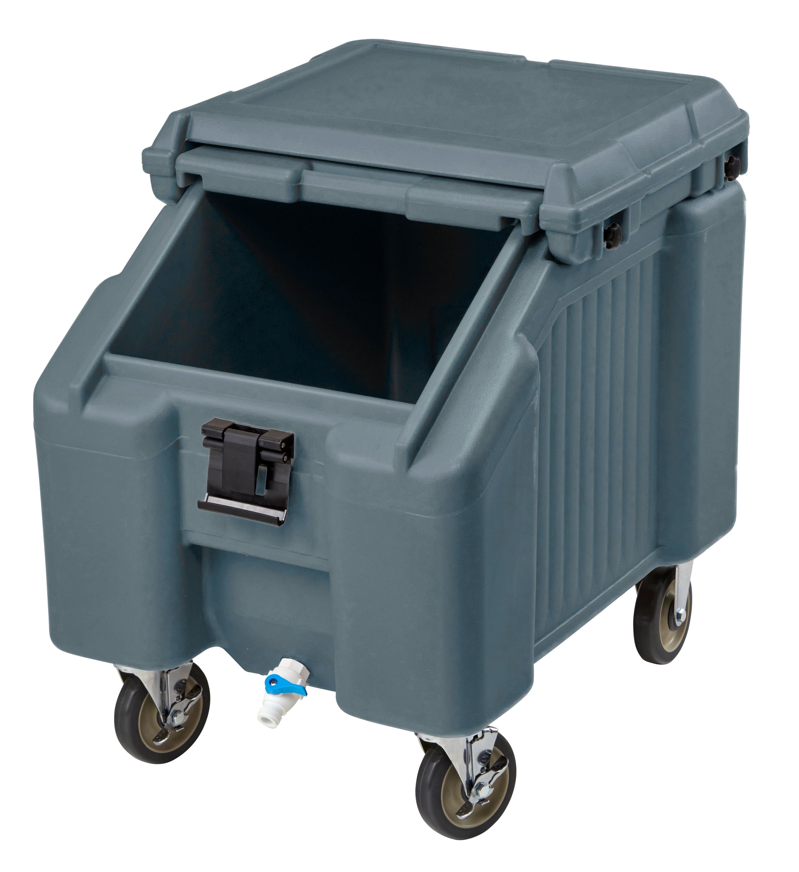 Cambro Slidinglid® Eiswürfelwagen für 46Kg, granitgrau , 1 Stück im Karton - ICS100L191