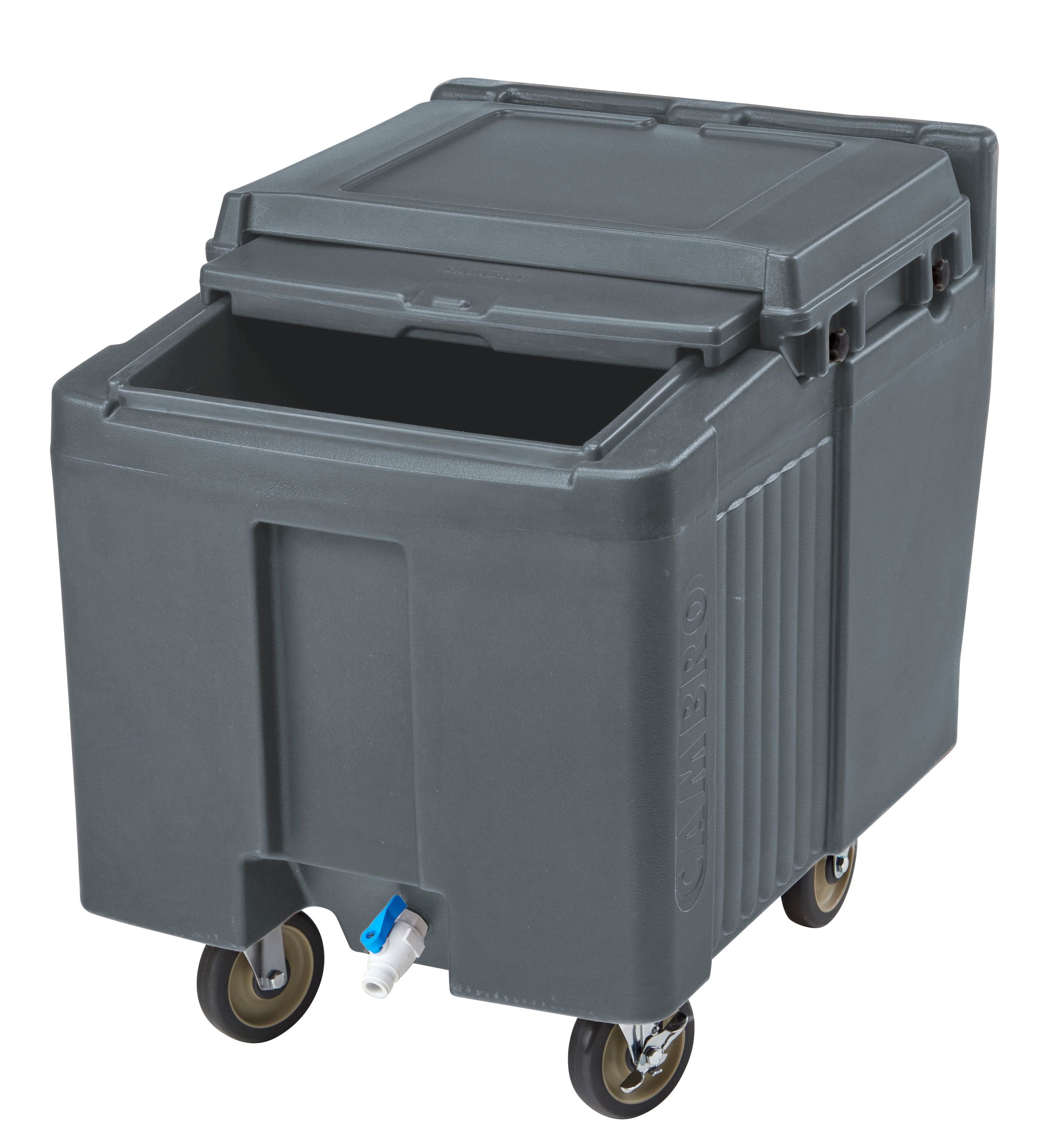 Cambro Slidinglid® Eiswürfelwagen für 57Kg, granitgrau , 1 Stück im Karton - ICS125L191