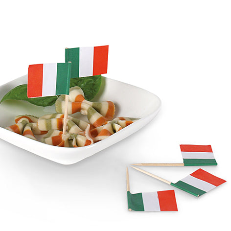 Kögler 3.750x Deko-Picker "Flagge, Italien", 15x 250 Stk./Schaukart.