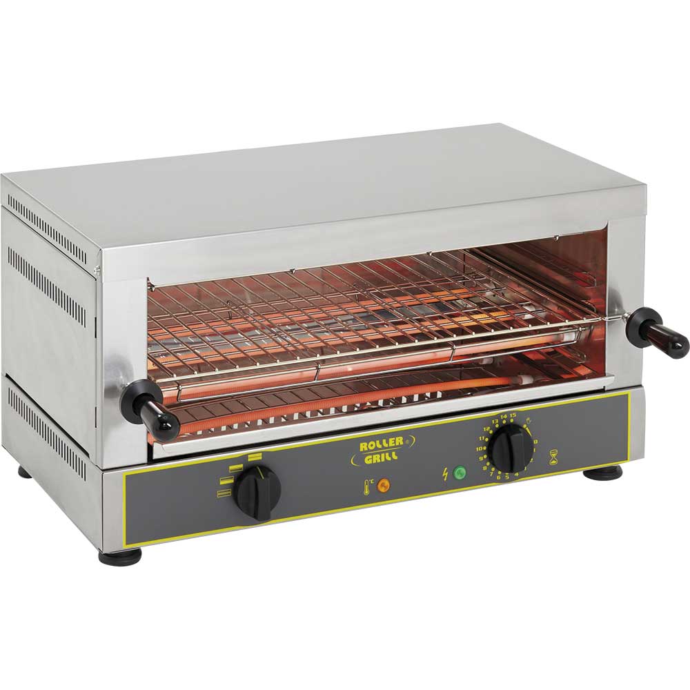 Stalgast ROLLER GRILL Salamander, Edelstahl, eine Ebene, 230V, 640x380x330mm
