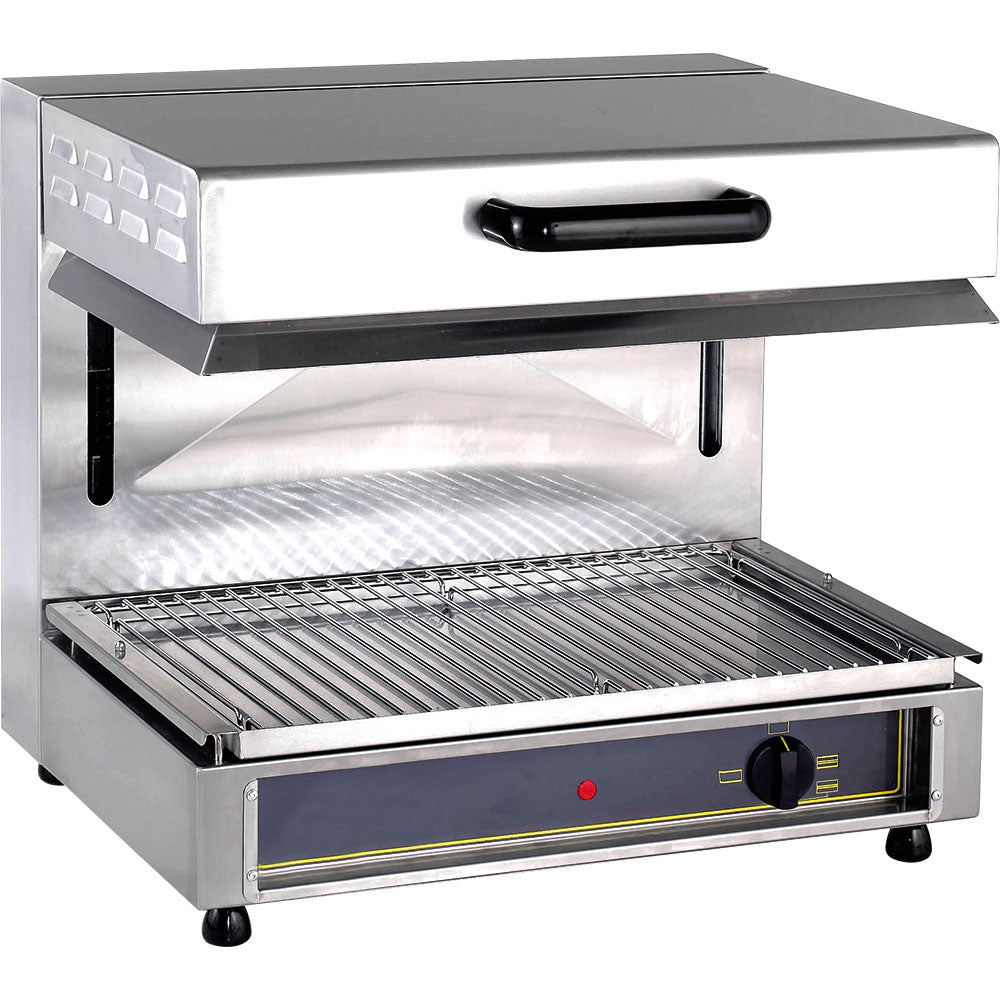 Stalgast ROLLER GRILL Lift-Salamander, Edelstahl, 3kW, 230V, 600x510x550mm