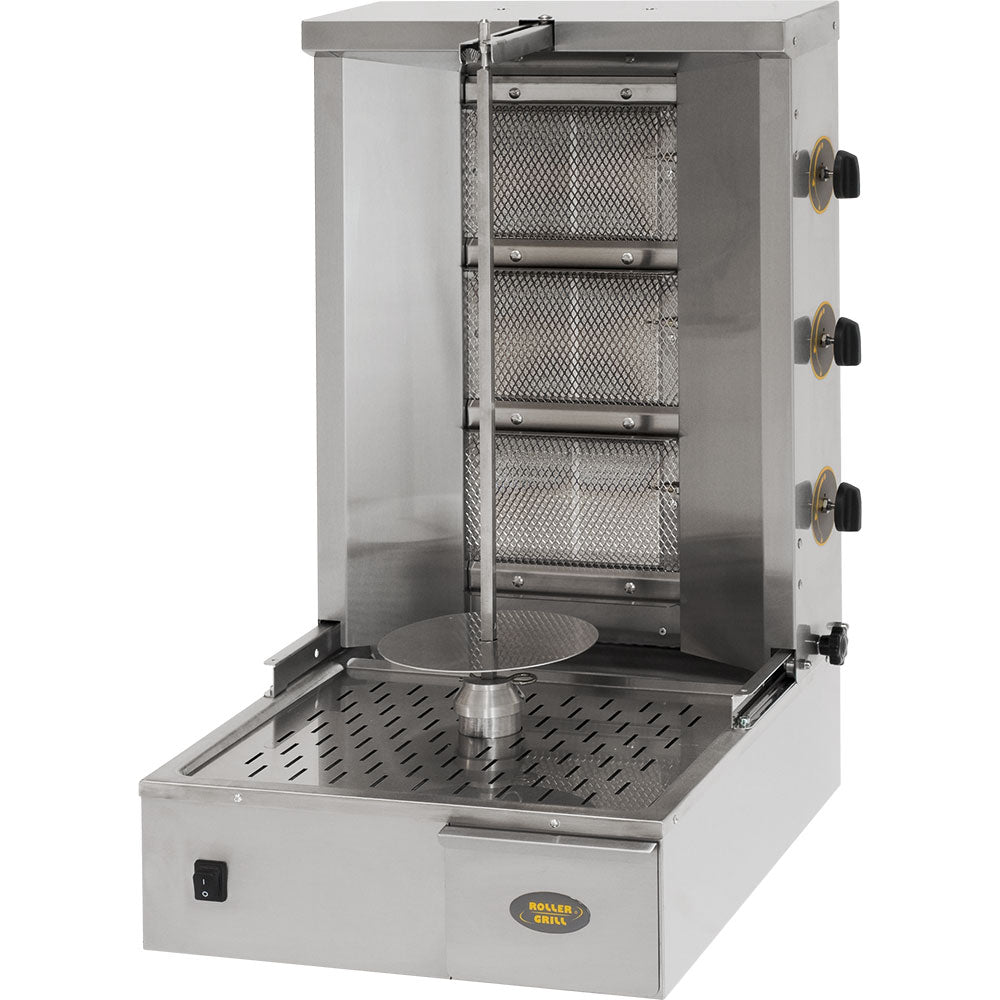 Stalgast ROLLER GRILL Gas-Gyrosgrill, Kapazität 25 kg, 580x660x870mm