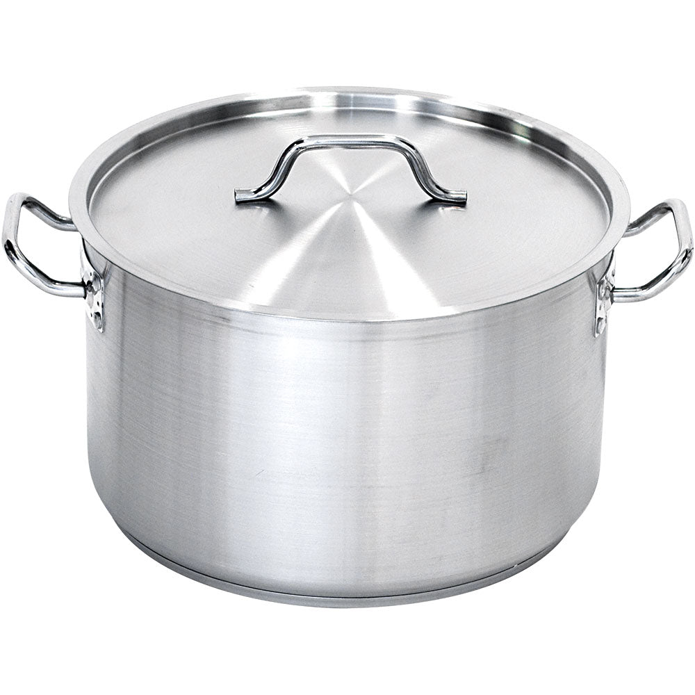 Stalgast Suppentopf (inkl. Deckel), Edelstahl, Serie: Standard, Inhalt: 22,4L, Durchmesser: 360mm, Höhe: 220mm