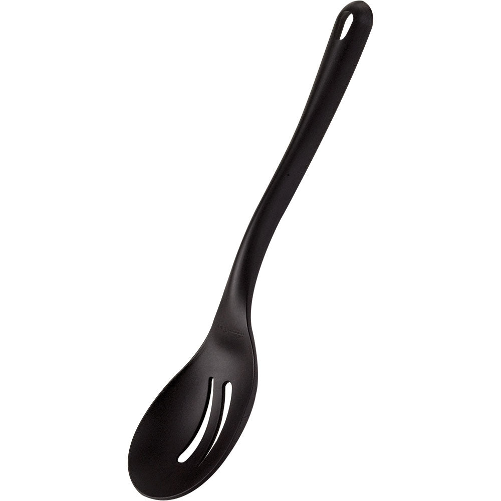 Stalgast Servierlöffel perforiert, aus glasfaserverstärktem Material, schwarz, Länge 35 cm
