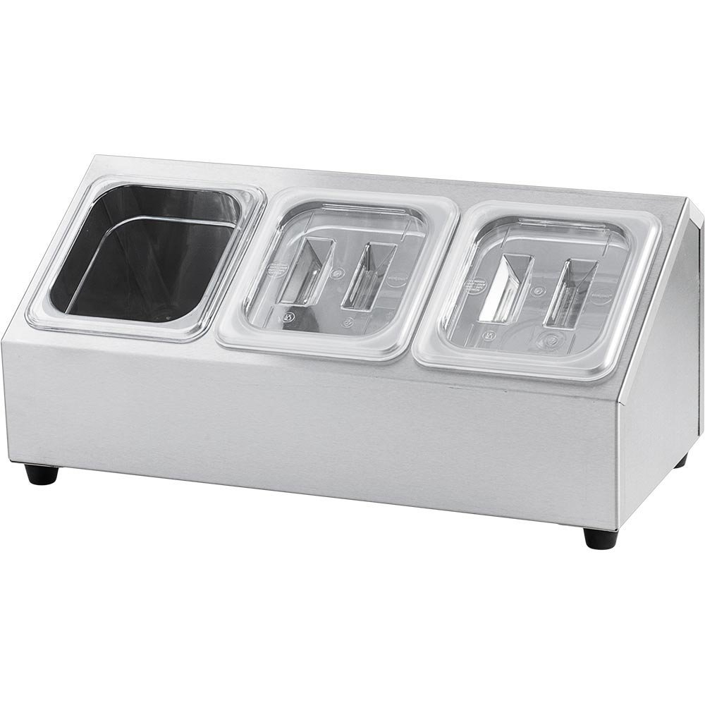 Stalgast Ständer für Gastronormbehälter - 3 x GN 1/6 (150 mm)