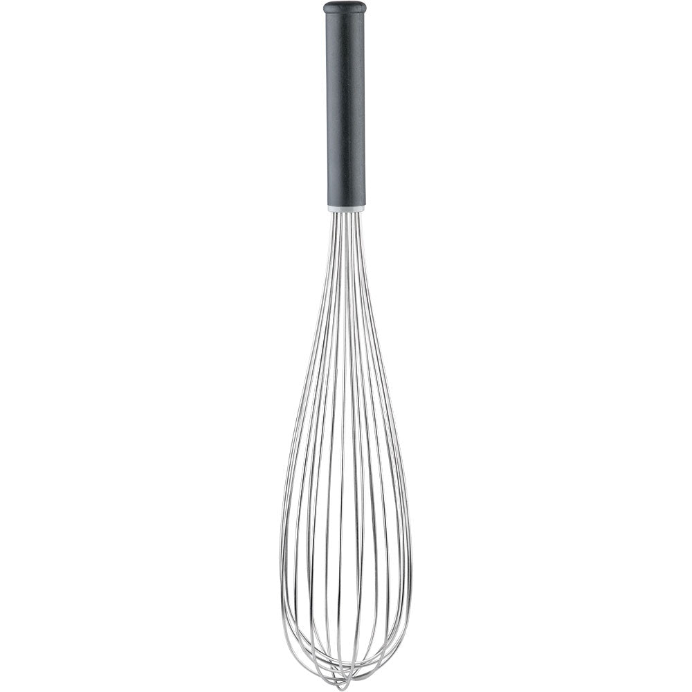 Stalgast Schneebesen (Mit Kunststoffgriff), Edelstahl und Kunststoff, Schwarz und Silber, Länge: 550mm