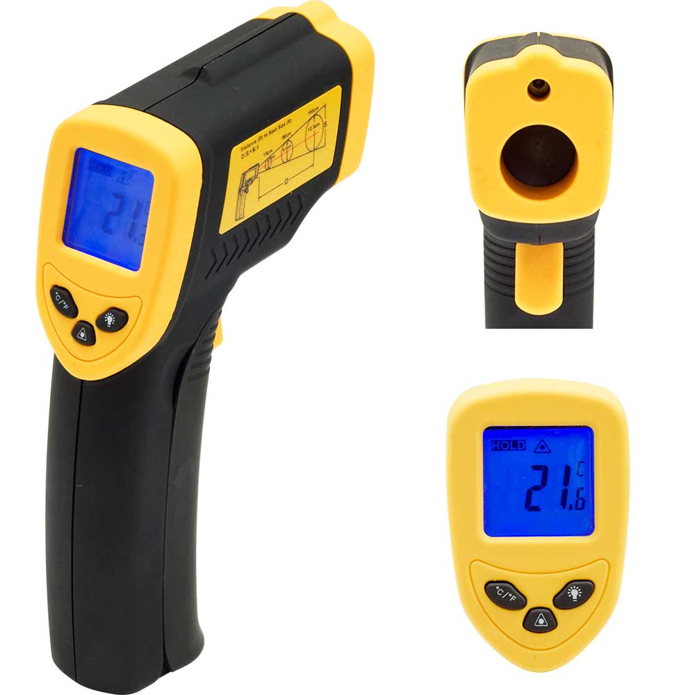 Stalgast Infrarot-Thermometer mit Laserpointer -50 °C bis 380 °C