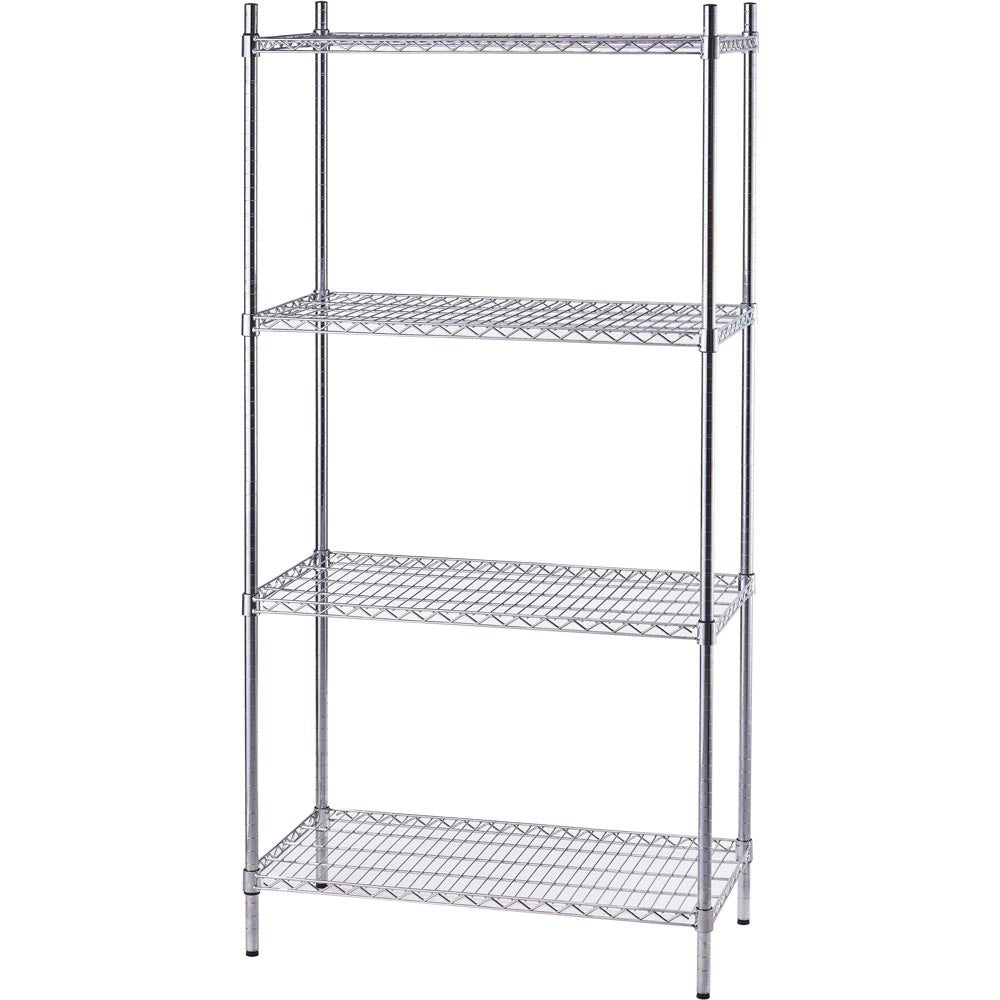 Stalgast Lagerregal, Chromstahl, Silber, Traglast: 200kg, 610x455x1800mm