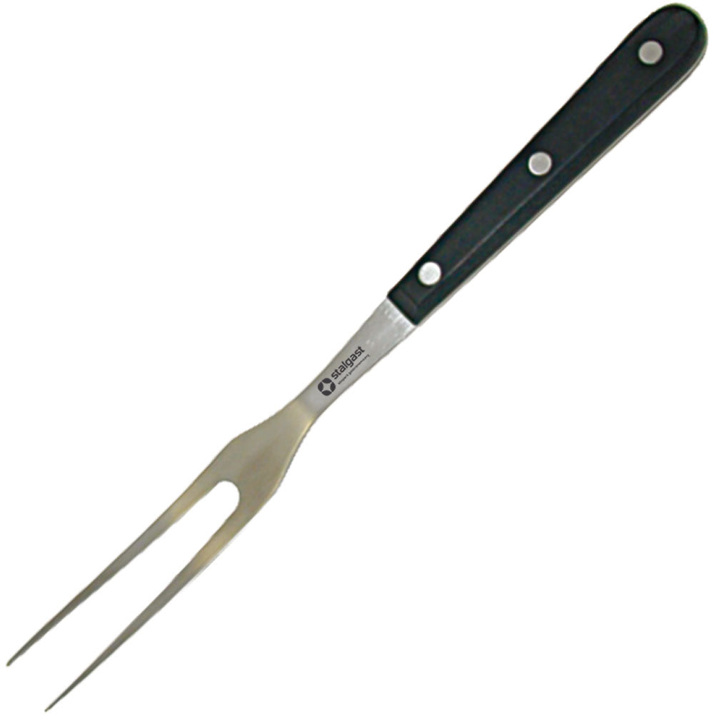 Stalgast Fleischgabel, Edelstahl, Schwarz und Silber, Klingenlänge: 150mm