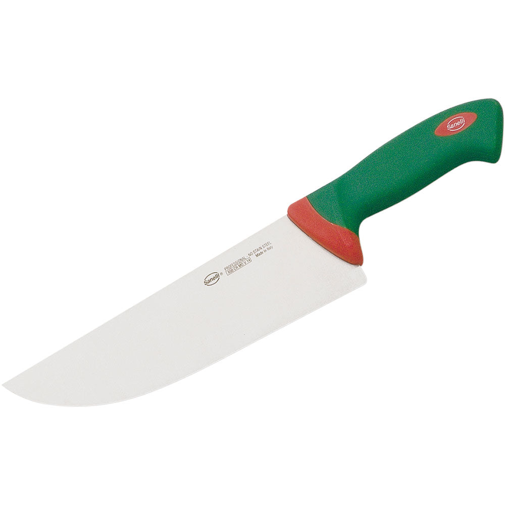 Sanelli Tranchiermesser, Edelstahl, Grün, Ergonomischer Griff, Klingenlänge: 255mm