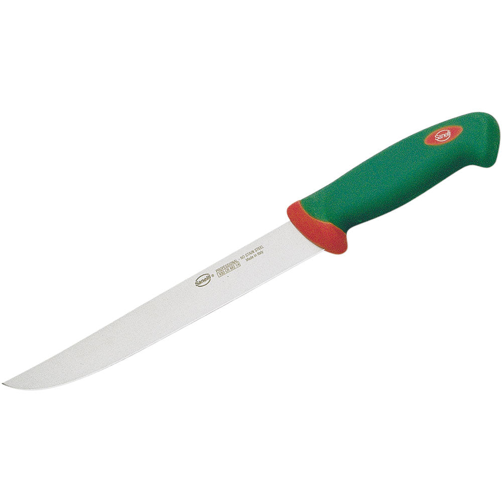 Sanelli Fleischmesser, Edelstahl, Grün, Ergonomischer Griff, Klingenlänge: 230mm