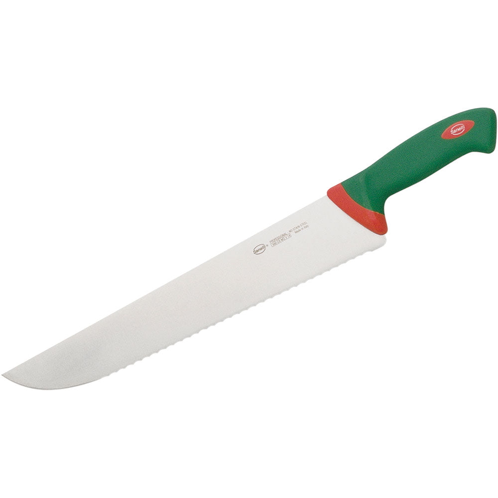 Sanelli Fischmesser, Edelstahl, Grün, Ergonomischer Griff, Klingenlänge: 330mm