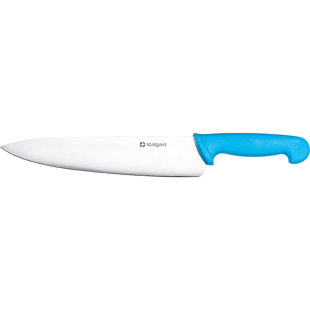 Stalgast Kochmesser (HACCP), Edelstahl, Blau, Klingenlänge: 250mm