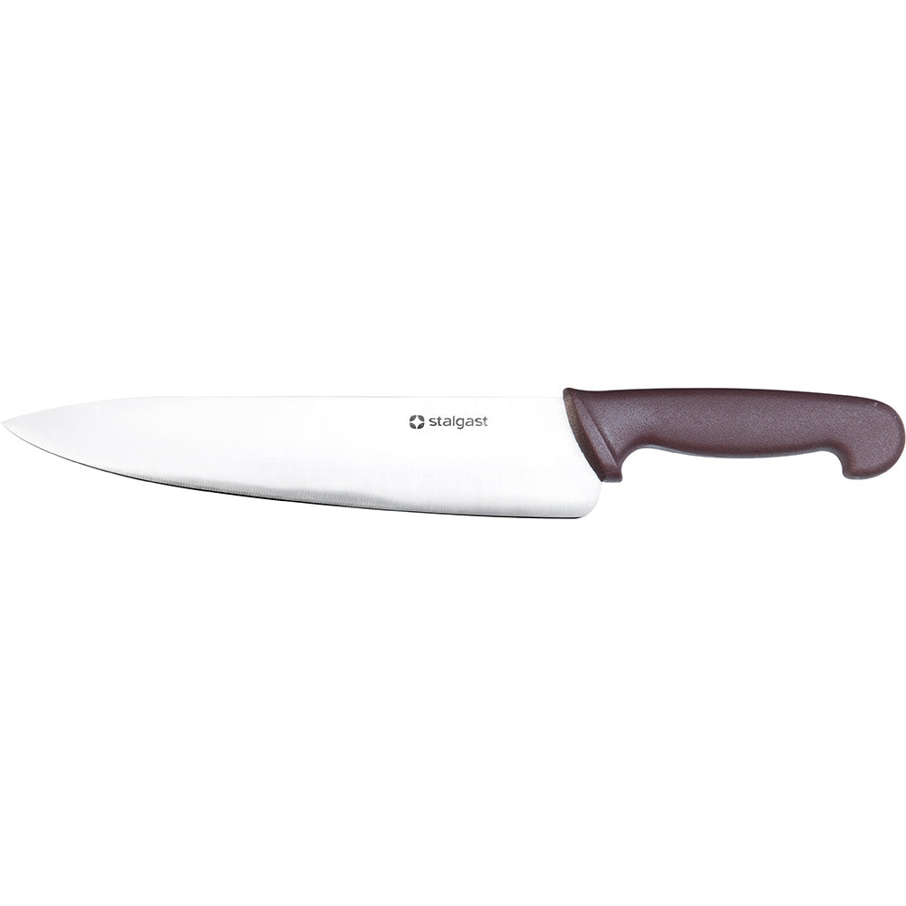 Stalgast Kochmesser (HACCP), Edelstahl, Braun, Klingenlänge: 250mm