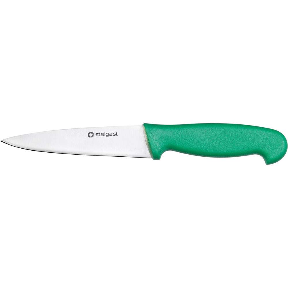 Stalgast Gemüsemesser (HACCP), Edelstahl, Grün, Klingenlänge: 105mm