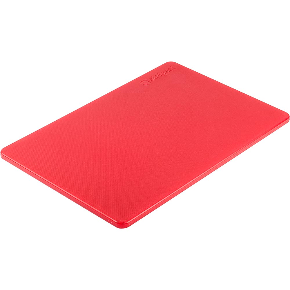 Stalgast HACCP Schneidbrett, Polypropylen, Rot, 450x300mm