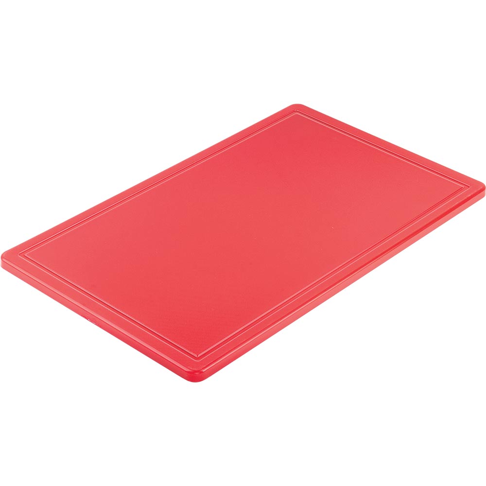 Stalgast HACCP Schneidbrett (GN1/1), Polypropylen, Rot, 530x325mm
