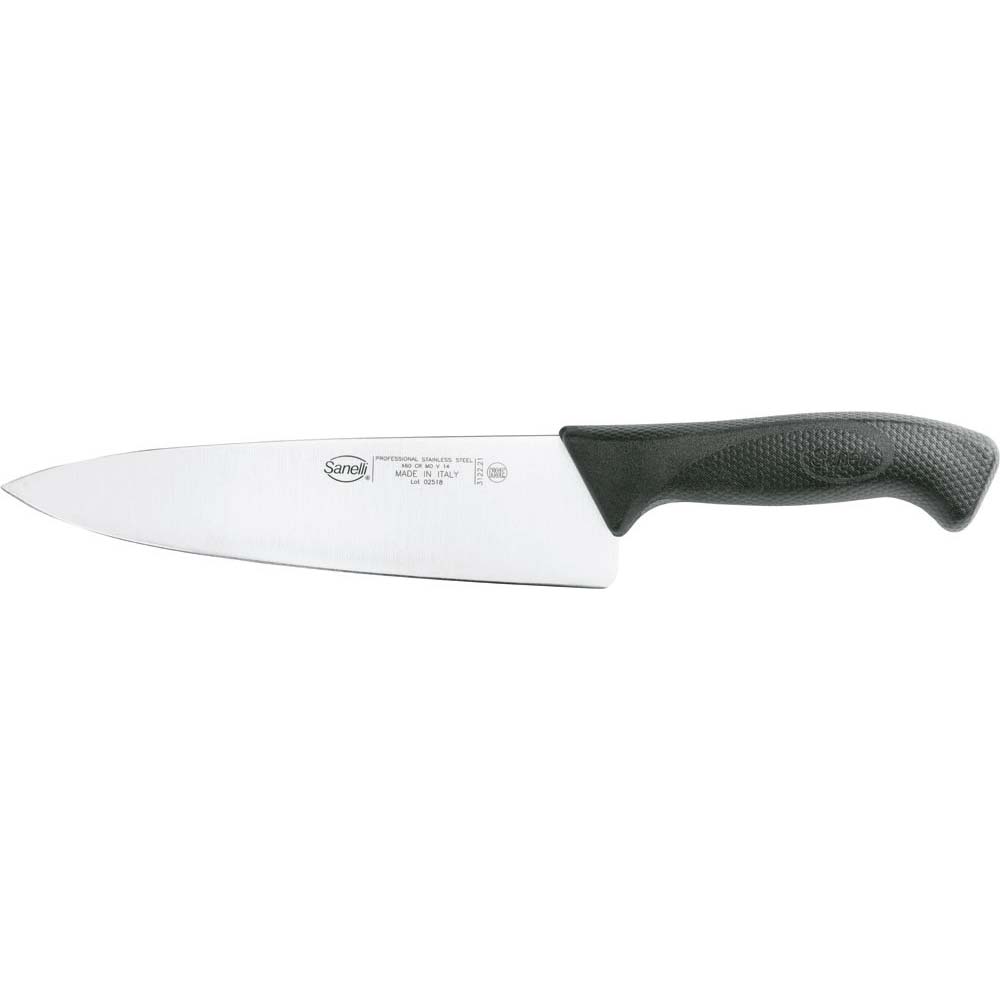 Sanelli Skin Kochmesser, Edelstahl, Schwarz, Klingenlänge: 210mm