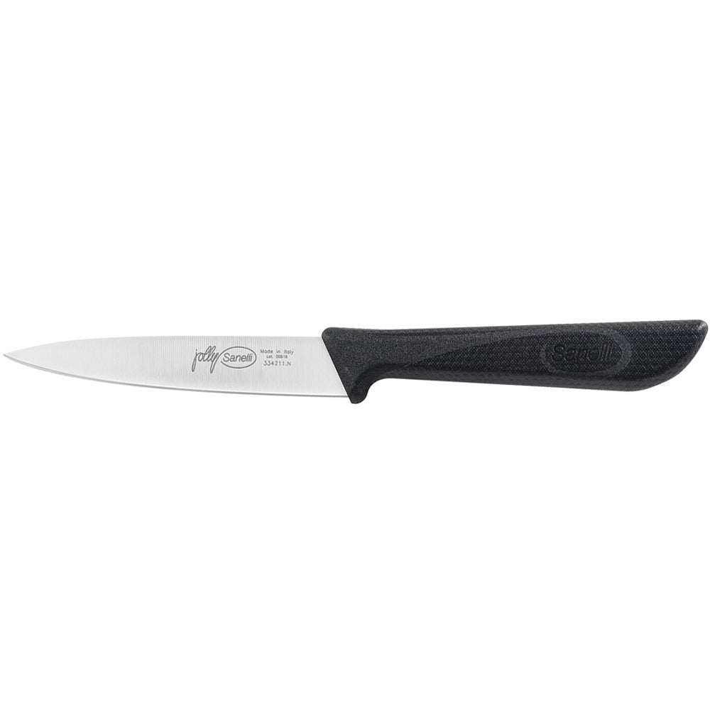 Sanelli Skin Schälmesser, Edelstahl, Schwarz, Klingenlänge: 110mm
