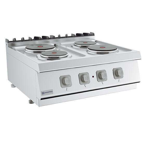 Mastro Elektrokochfeld, Tischmodell, 4 runde Platten