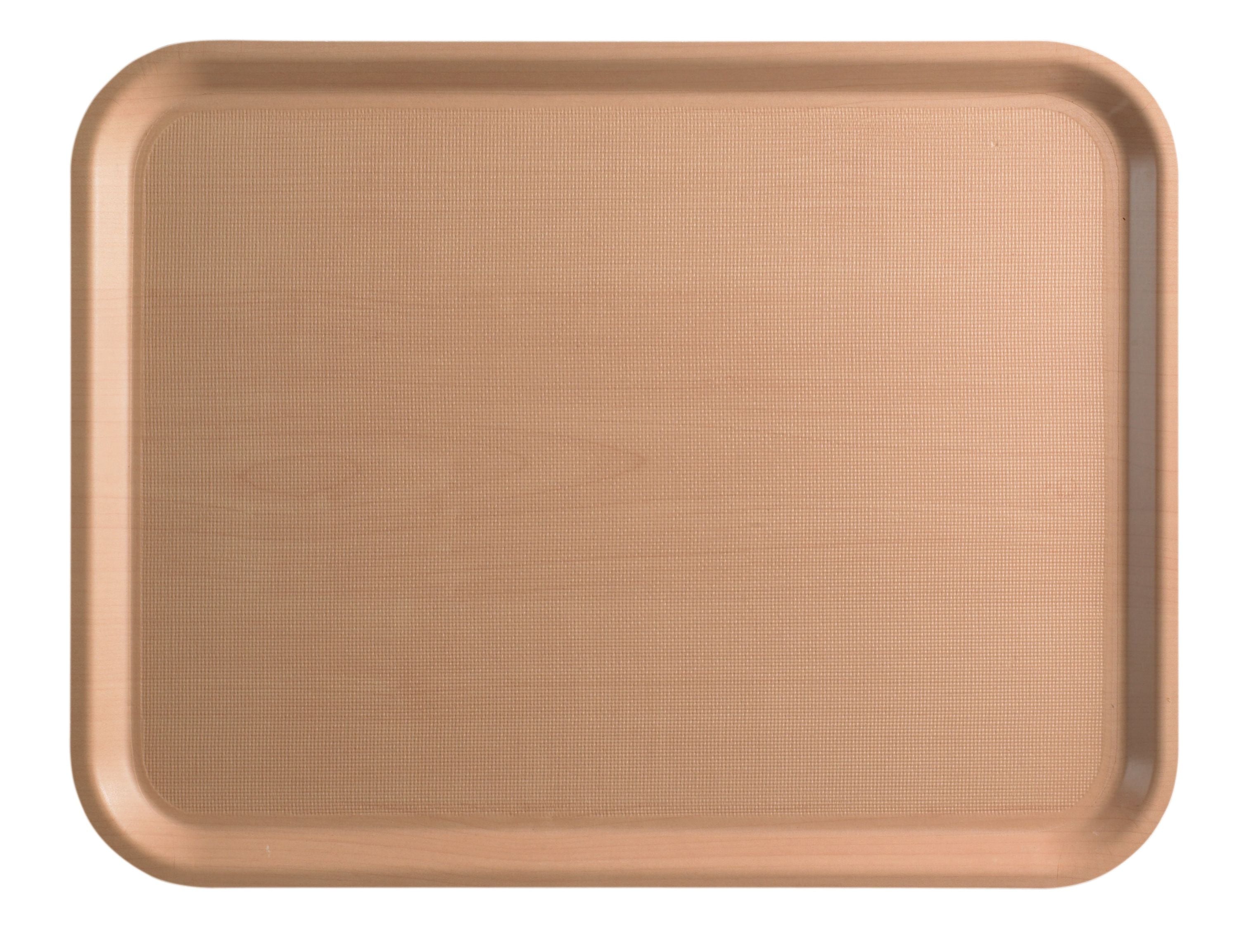 Cambro 24x Tablett "Mykonos" (MY2738E75), Laminat, Braun, Mit rutschfester Oberfläche, Rechteckig, 27x38cm