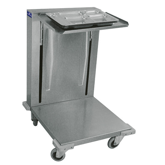 Mastro Transportwagen aus Edelstahl für Tabletts bis max. 530x370 mm