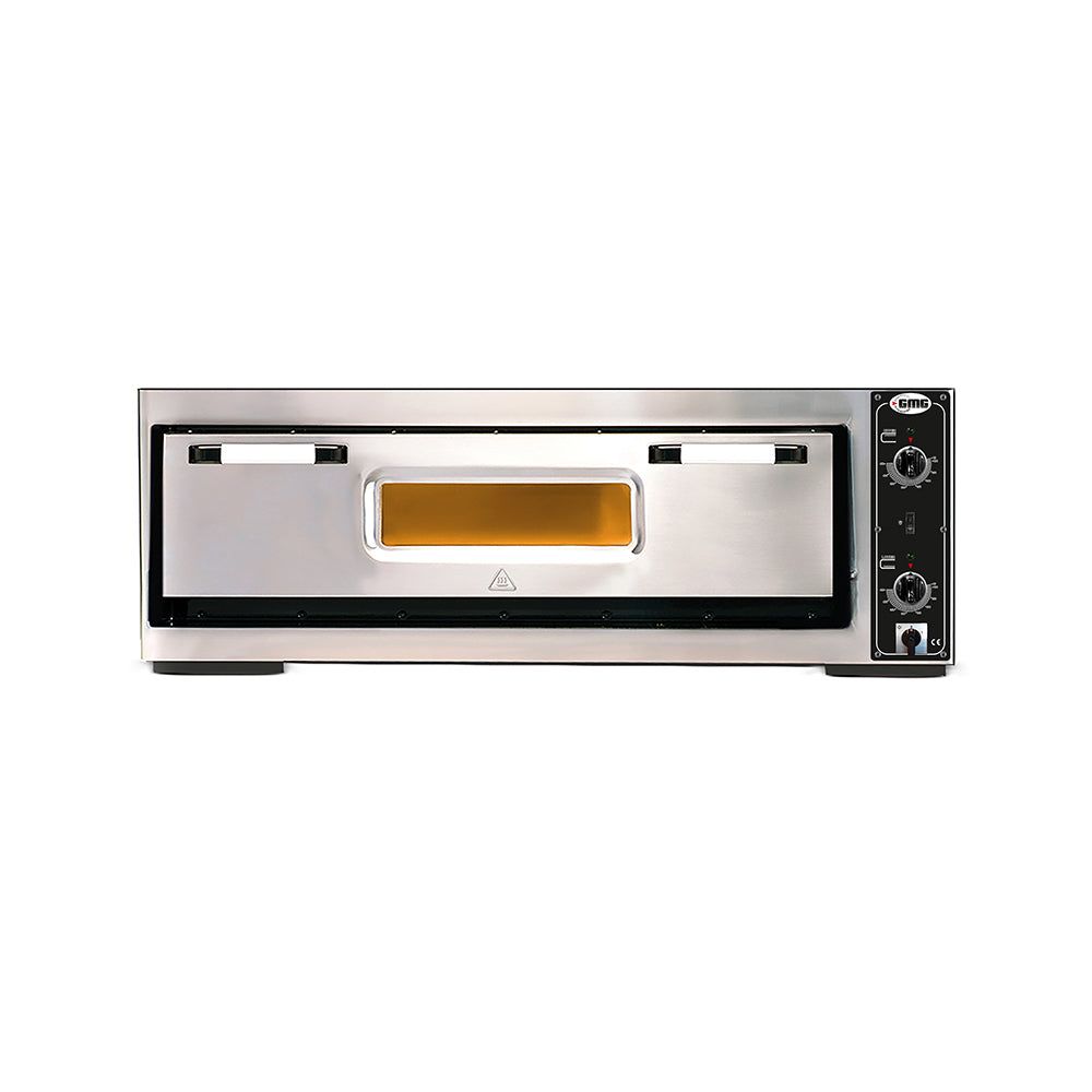 GMG Pizzaofen, 1 Backkammer für 6 Pizzen à Ø30cm, Boden aus Schamott, 6kW (PF9262E)