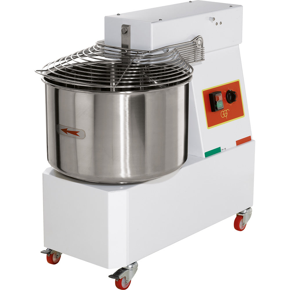 Stalgast GGF Spiral-Teigknetmaschine, Rührschüssel-Kapazität 25kg, 0,75kW, 450x740x730mm